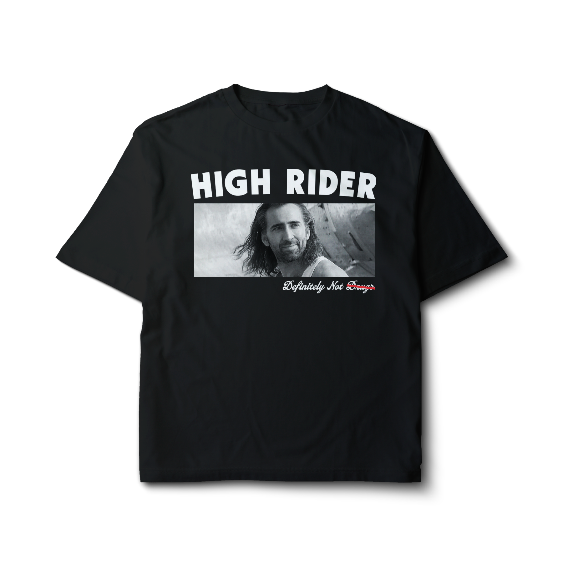 High Rider Not Drugs Cage Graphic Tee