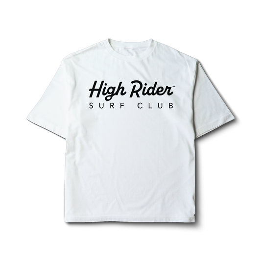 High Rider Script Logo Surf Club Tee
