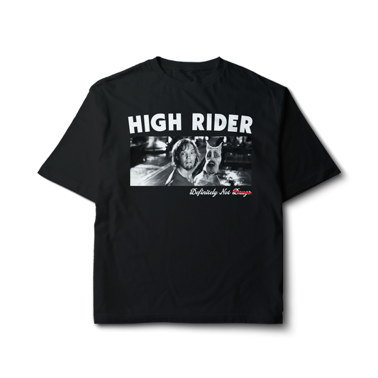 High Rider Not Drugs Shaggy Graphic Tee