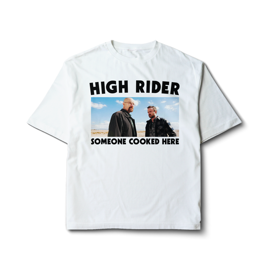 High Rider Block Logo "Someone Cooked Here" Tee