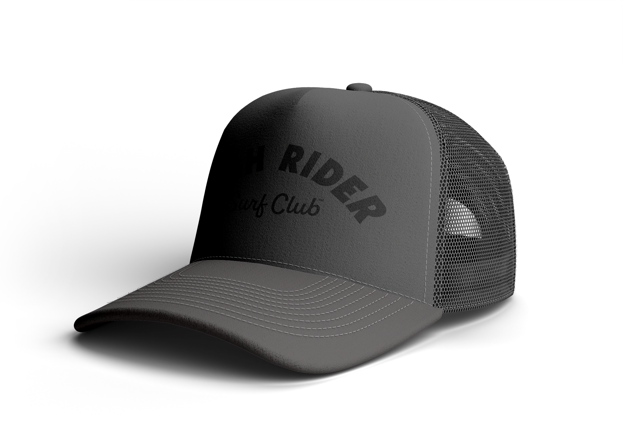 High Rider Surf Club Block Logo Trucker Hat