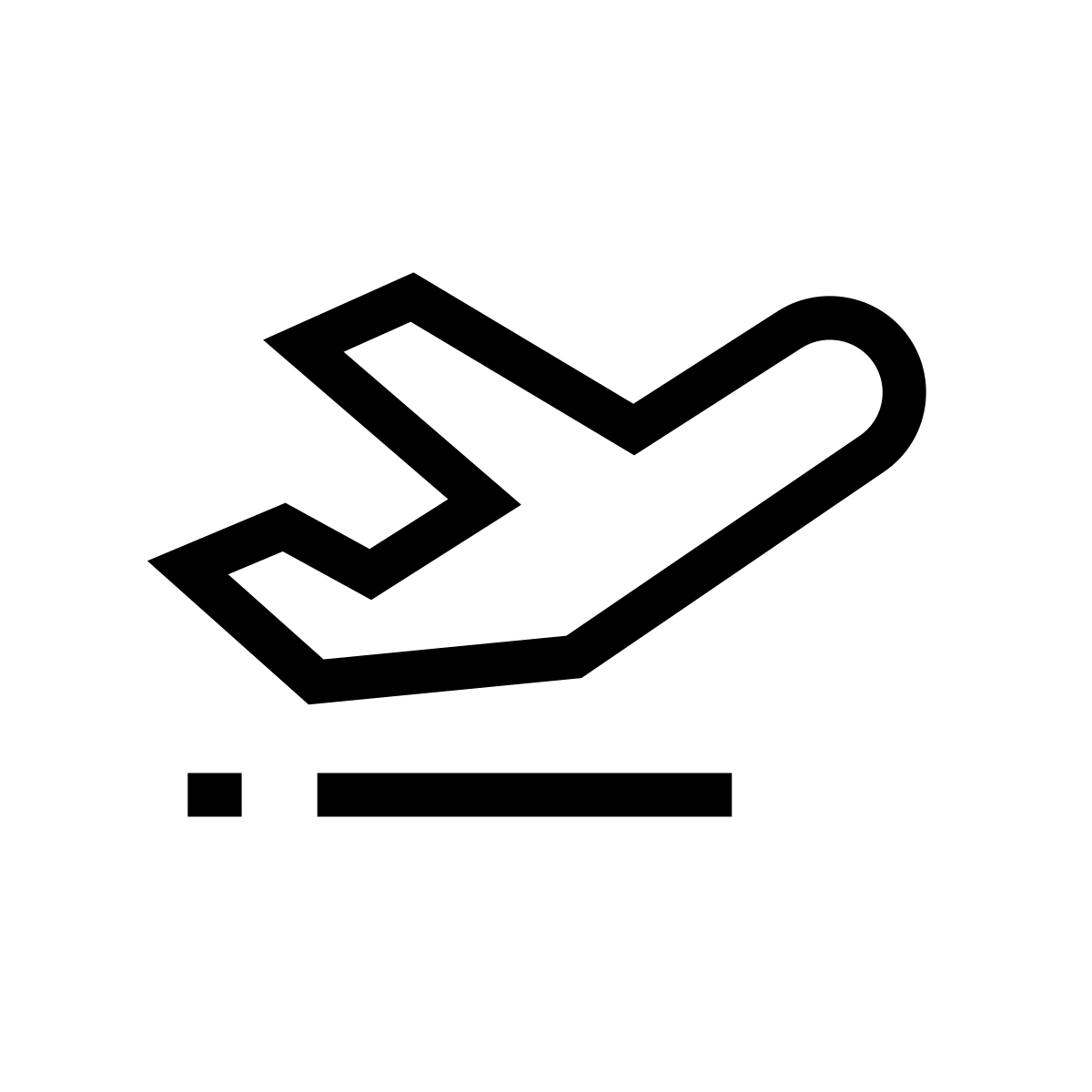 Black and white illustration of a cat with a raised tail.